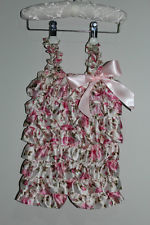 Lace and Satin Romper - Floral 2