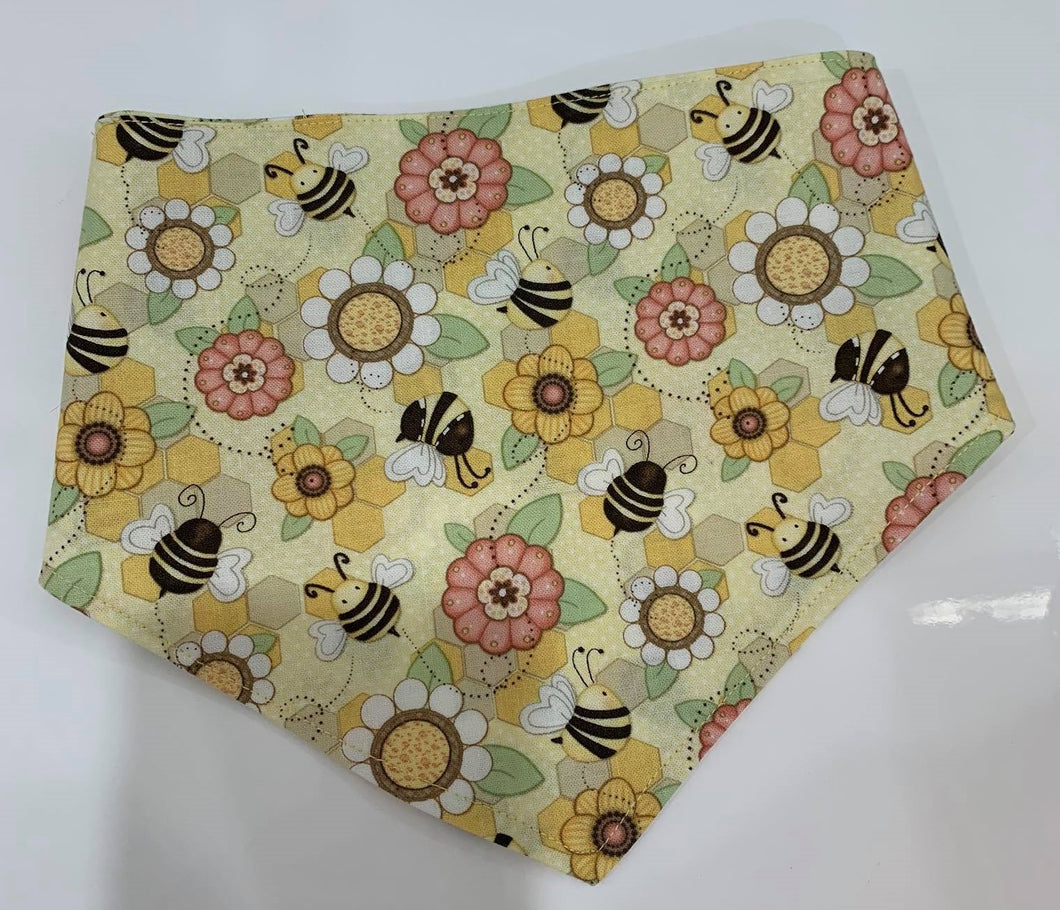 Small Bee Dog Bandanna