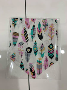 Small Feather Dog Bandanna