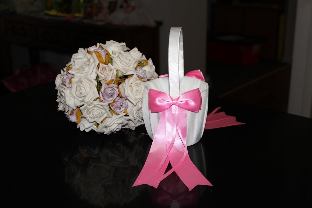 Flower Girl Basket - Pink