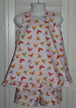 Load image into Gallery viewer, Pink Butterfly Top and Shorts
