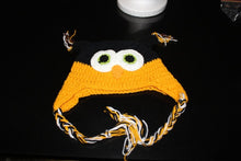Load image into Gallery viewer, Owl Ear Flap Crochet Beanie (Mustard)
