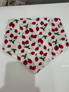 Small Strawberry Dog Bandanna